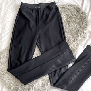 Zara Ribbed Leggings with split